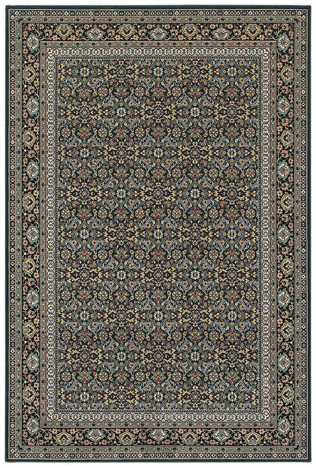 Oriental Weavers Sphinx Kashan 180L1 Navy / Multi Rugs.