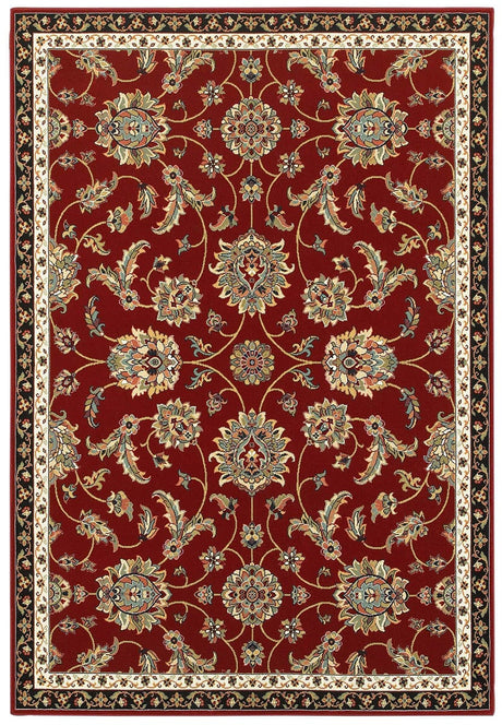 Oriental Weavers Sphinx Kashan 370Ri Red / Multi Rugs.