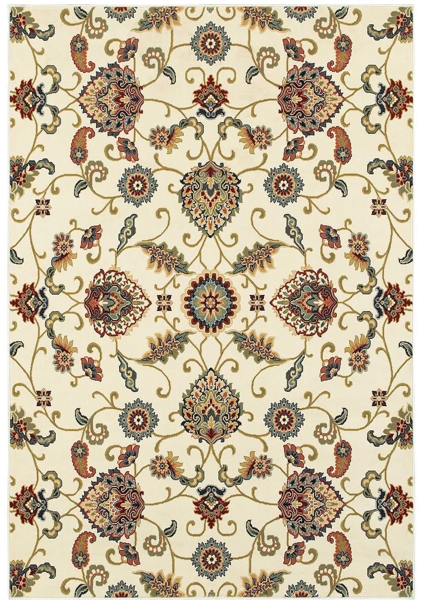 Oriental Weavers Sphinx Kashan 9946W Ivory / Multi Rugs.