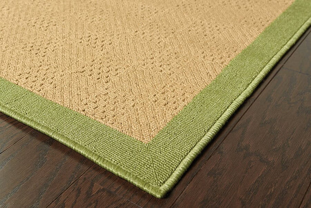 Oriental Weavers Sphinx Lanai 525g6 Beige / Green Rugs.