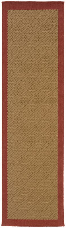 Oriental Weavers Sphinx Lanai 525o8 Beige / Red Rugs.