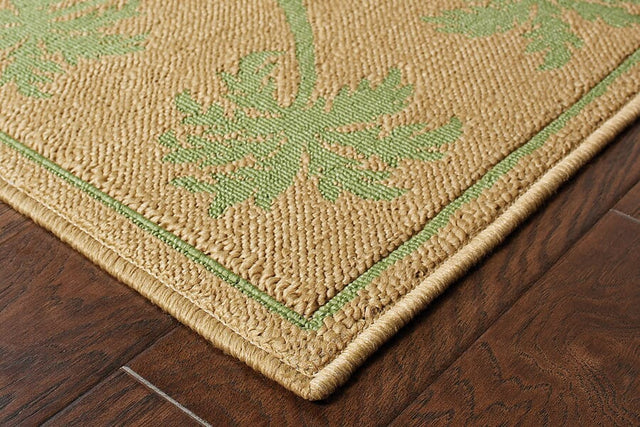 Oriental Weavers Sphinx Lanai 606g6 Beige / Green Rugs.