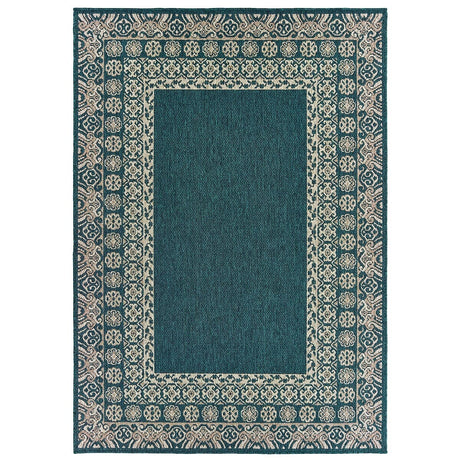 Oriental Weavers Sphinx Latitude 1503B Blue / Grey Rugs.