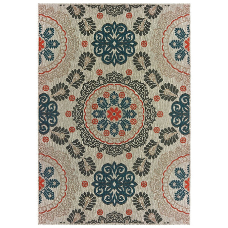 Oriental Weavers Sphinx Latitude 1903W Grey / Blue Rugs.