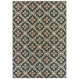 Oriental Weavers Sphinx Latitude 1904K Grey / Orange Rugs.