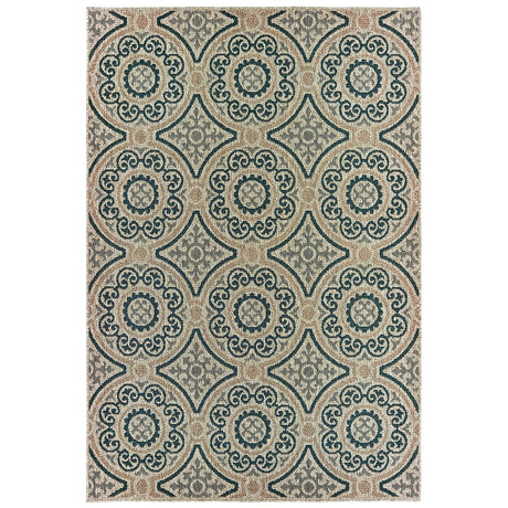 Oriental Weavers Sphinx Latitude 609X Grey / Blue Rugs.