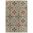 Oriental Weavers Sphinx Latitude 709Y Grey / Orange Rugs.