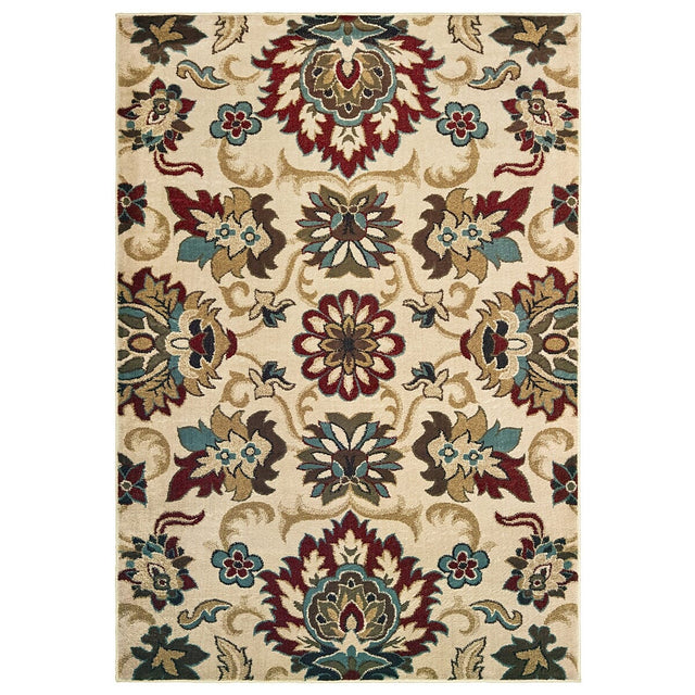 Oriental Weavers Sphinx Laurel 3357M Ivory / Multi Rugs.