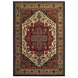 Oriental Weavers Sphinx Laurel 5100C Black / Multi Rugs.