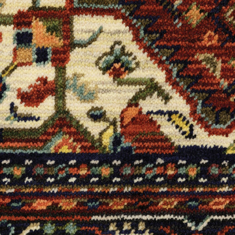 Oriental Weavers Sphinx Lilihan 001C6 Red/ Blue Rugs.