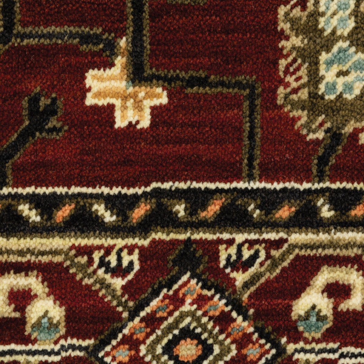 Oriental Weavers Sphinx Lilihan 043S6 Red/ Black Rugs.
