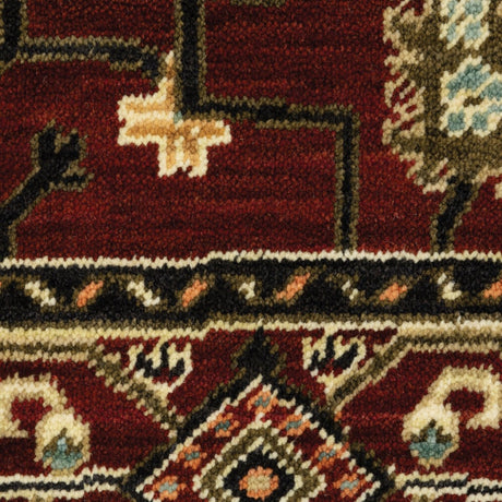 Oriental Weavers Sphinx Lilihan 043S6 Red/ Black Rugs.