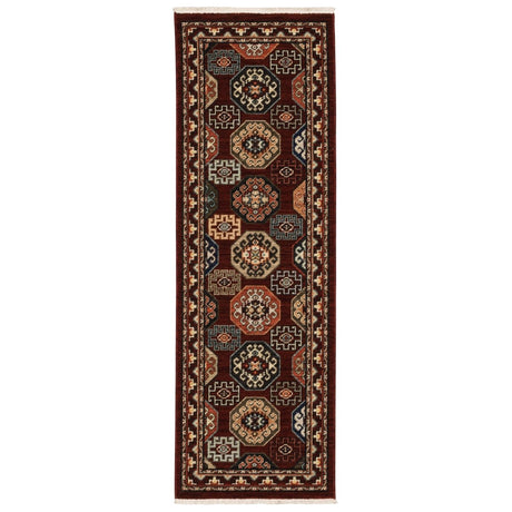 Oriental Weavers Sphinx Lilihan 091R6 Red/ Multi Rugs.