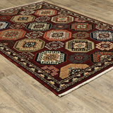 Oriental Weavers Sphinx Lilihan 091R6 Red/ Multi Rugs.