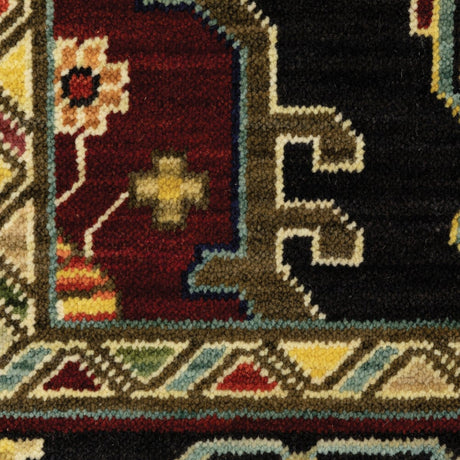 Oriental Weavers Sphinx Lilihan 092R6 Red/ Black Rugs.