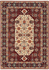Oriental Weavers Sphinx Lilihan 1802W Red/ Ivory Rugs.