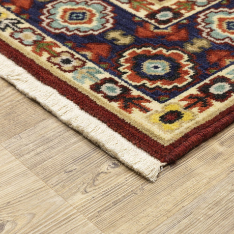 Oriental Weavers Sphinx Lilihan 1802W Red/ Ivory Rugs.