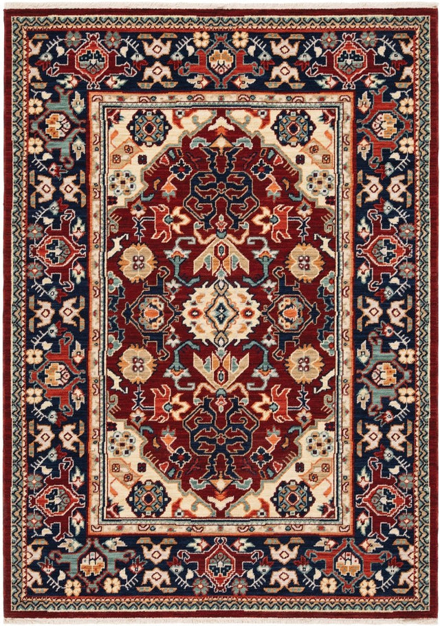 Oriental Weavers Sphinx Lilihan 2062R Red/ Blue Rugs.