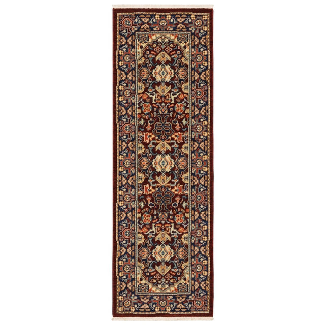 Oriental Weavers Sphinx Lilihan 2062R Red/ Blue Rugs.