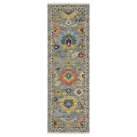 Oriental Weavers Sphinx LUCCA 2888G Grey Floral Rugs