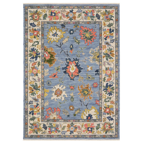 Oriental Weavers Sphinx LUCCA 2889A Blue Floral Rugs