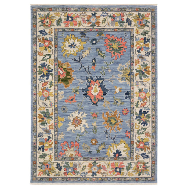 Oriental Weavers Sphinx LUCCA 2889A Blue Floral Rugs