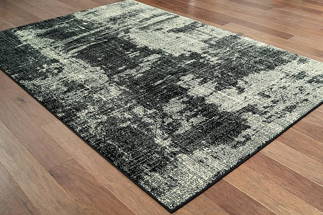 Oriental Weavers Sphinx Luna 1805K Black / Ivory Rugs.