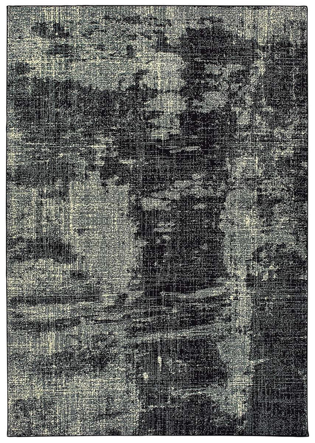 Oriental Weavers Sphinx Luna 1805K Black / Ivory Rugs.