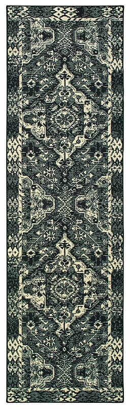 Oriental Weavers Sphinx Luna 5603K Black / Ivory Rugs.