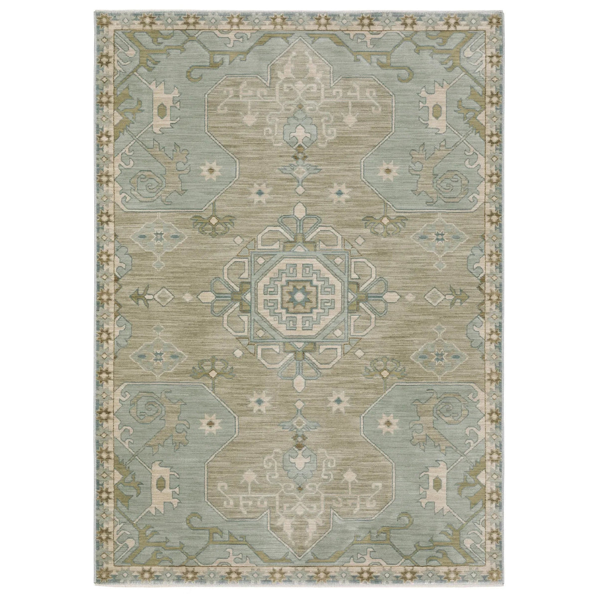 Oriental Weavers Sphinx Maeve MAE12 Blue Rugs - main flat