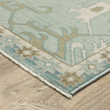 Oriental Weavers Sphinx Maeve MAE12 Blue Rugs - corner detail