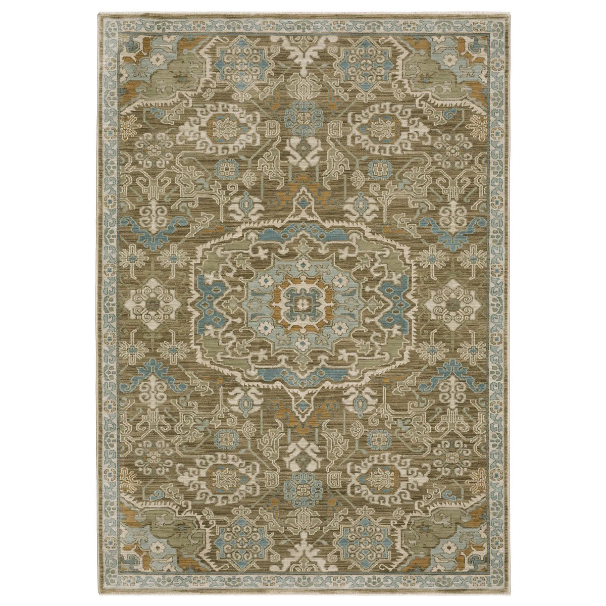 Oriental Weavers Sphinx Maeve MAE13 Blue Rugs - main flat