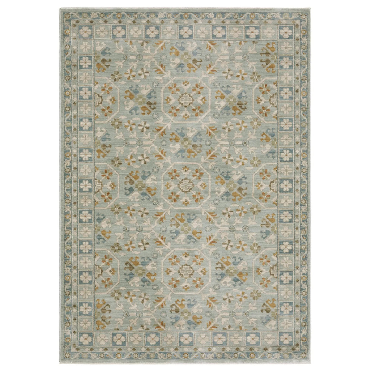 Oriental Weavers Sphinx Maeve MAE14 Grey Rugs - main flat