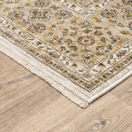 Oriental Weavers Sphinx Maharaja 001J1 Ivory/ Gold Rugs.