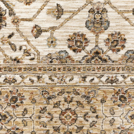 Oriental Weavers Sphinx Maharaja 001J1 Ivory/ Gold Rugs.