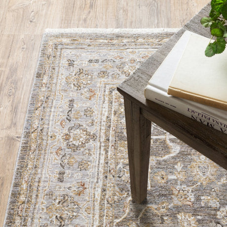 Oriental Weavers Sphinx Maharaja 040M1 Grey/ Gold Rugs.