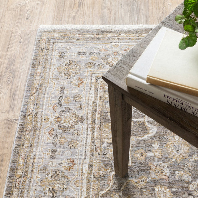 Oriental Weavers Sphinx Maharaja 040M1 Grey/ Gold Rugs.