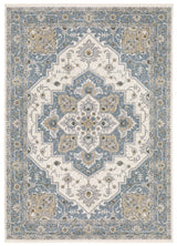 Oriental Weavers Sphinx Maharaja 051F1 Blue/ Ivory Rug.