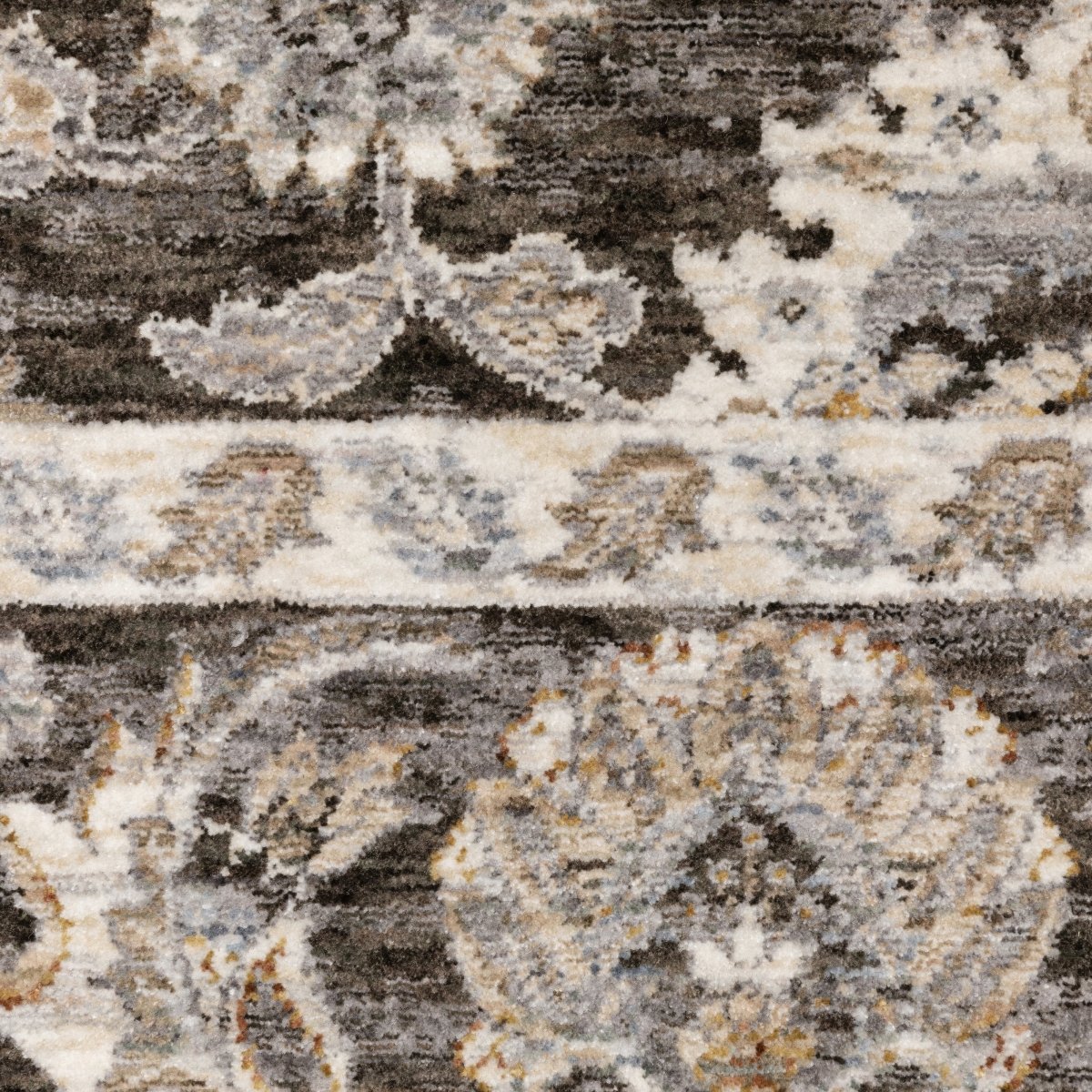 Oriental Weavers Sphinx Maharaja 070N1 Charcoal/ Ivory Rugs.