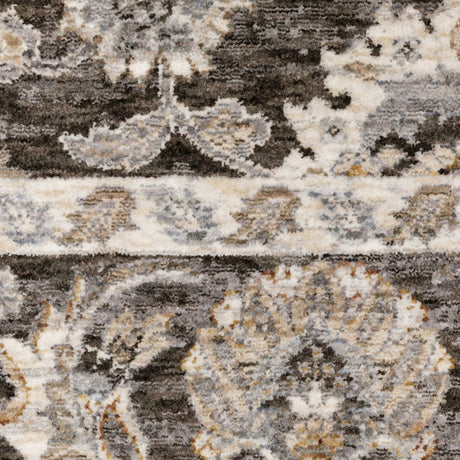Oriental Weavers Sphinx Maharaja 070N1 Charcoal/ Ivory Rugs.