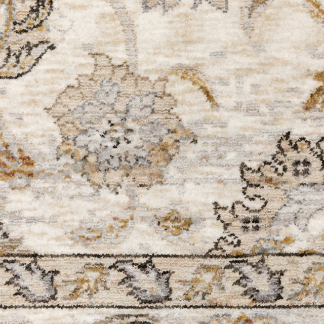 Oriental Weavers Sphinx Maharaja 070W1 Ivory/ Grey Rugs.