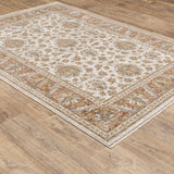 Oriental Weavers Sphinx Maharaja 5091Q Ivory/ Rust Rugs.