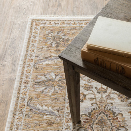 Oriental Weavers Sphinx Maharaja 5091W Ivory/ Gold Rugs.