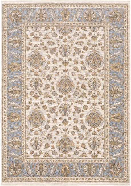 Oriental Weavers Sphinx Maharaja 5091Z Ivory/ Blue Rugs.
