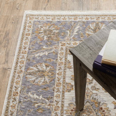 Oriental Weavers Sphinx Maharaja 5091Z Ivory/ Blue Rugs.
