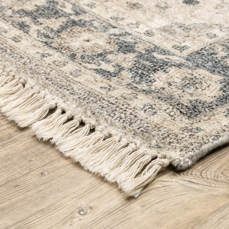 Oriental Weavers Sphinx Malabar 45302 Beige/ Grey Rugs.