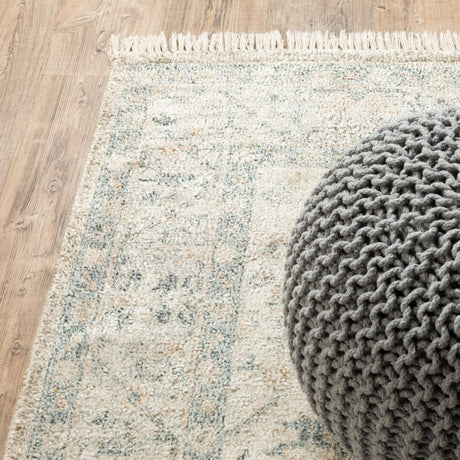 Oriental Weavers Sphinx Malabar 45304 Beige/ Charcoal Rugs.