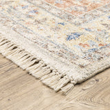 Oriental Weavers Sphinx Malabar 45305 Orange/ Blue Rugs.