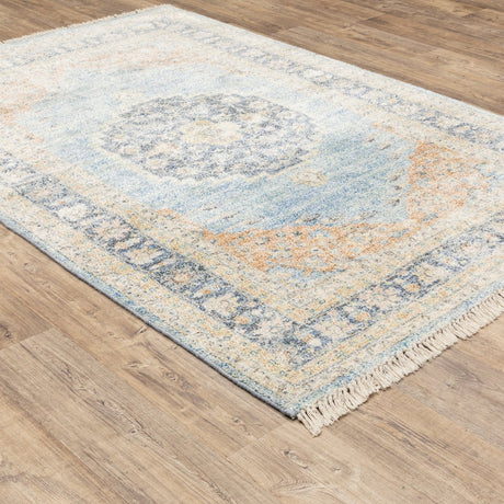 Oriental Weavers Sphinx Malabar 45306 Blue/ Beige Rugs.