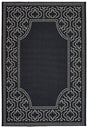 Oriental Weavers Sphinx Marina 1247K Black / Ivory Rugs.